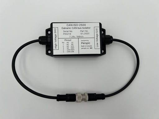 [10-21001] CAN Isolator - M12 Pigtail 5..28V