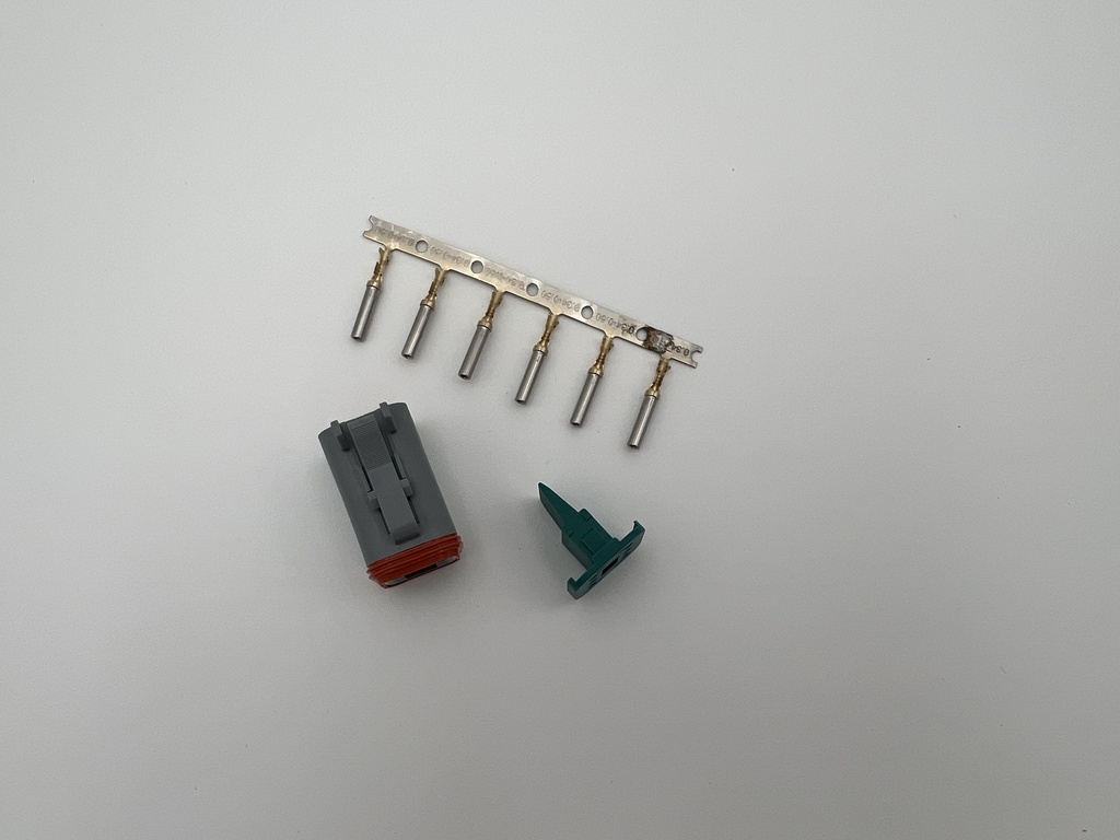 6-Pin Male Connector Kit 22awg (Sockets)