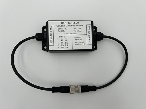 [10-21001] CAN Isolator M12 Pigtail